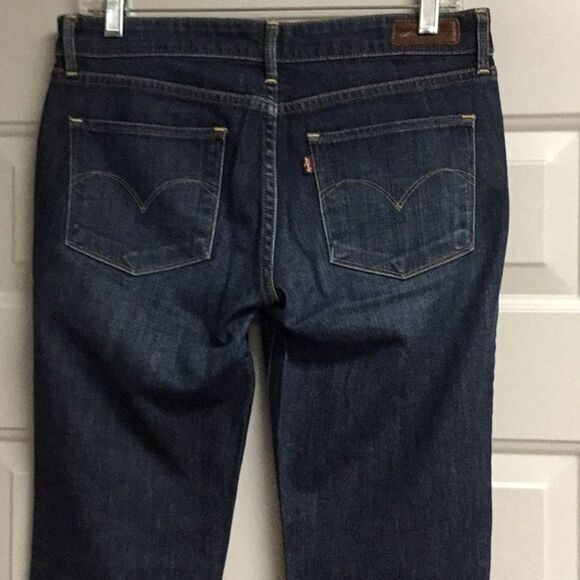 Levi’s Demi Curve‎ Boot Cut Blue Denim Jeans Size 32 x 31 - Picture 4 of 6